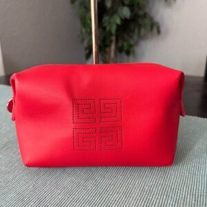Givenchy Parfums Red Cosmetic Bag